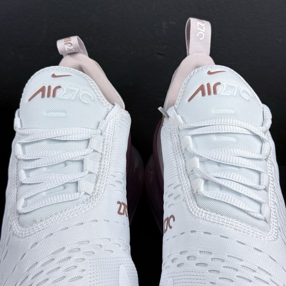 Nike Air Max 270 Athletic Shoes White Platinum Violet Women AH6789-120 Size 10.5 - Picture 7 of 15